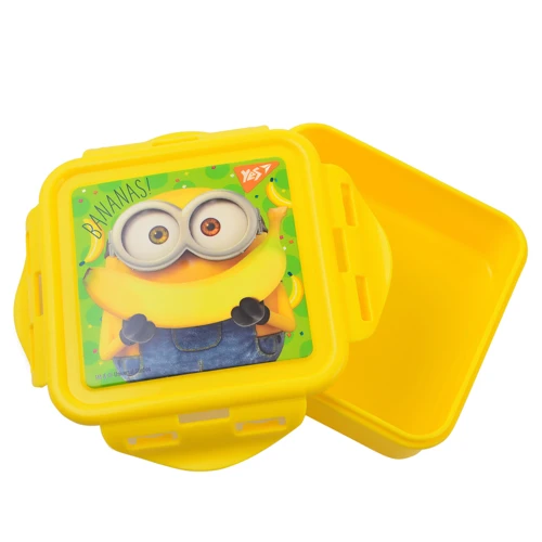 Контейнер для їжі Yes Minions, 380 мл: Особливості Герметичні, З силіконовим ущільнювачем