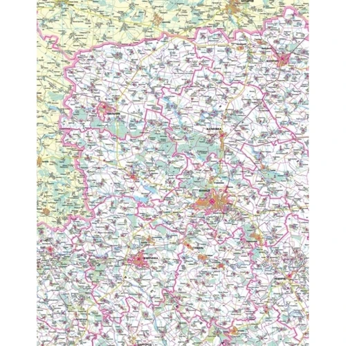 Вінницька область. Політико-адміністративна карта, м-б 1:250 000: Обложка Мягкая