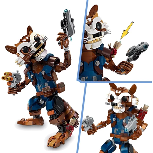 Конструктор LEGO Marvel Rocket & Baby Groot Ракета и малыш Грут (76282): Серия Marvel