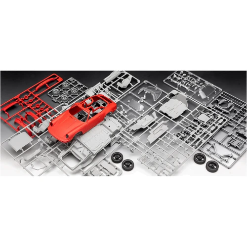 Сборная модель-копия Revell набор Автомобиль Porsche 911 Carrera 3.2 Targa уровень 3 масштаб 1:24 (RVL-67689) фото 4