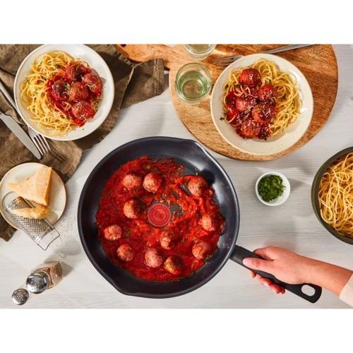 Сковорода Tefal Early Plus 28 см (B5680683): Крышка в комплекте нет
