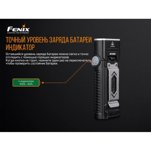Ліхтар туристичний Фонарь ручной Fenix WT20R фото 10
