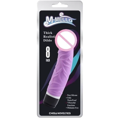 Вибратор CHISA M-Mello Thick Realistic Dilio, Purple (291600)