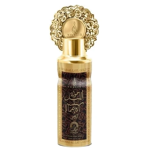 

Парфюмированный дезодорант Khalis Jawad Al Layl Gold 200 ml