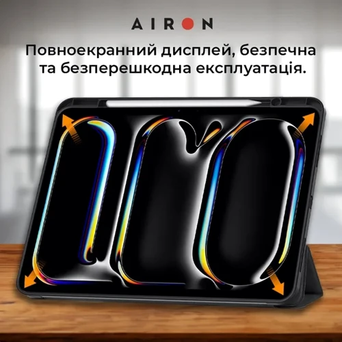 Аксессуар для iPad AirOn Premium SOFT Case Black for iPad Pro 11 2024 M4 фото 7