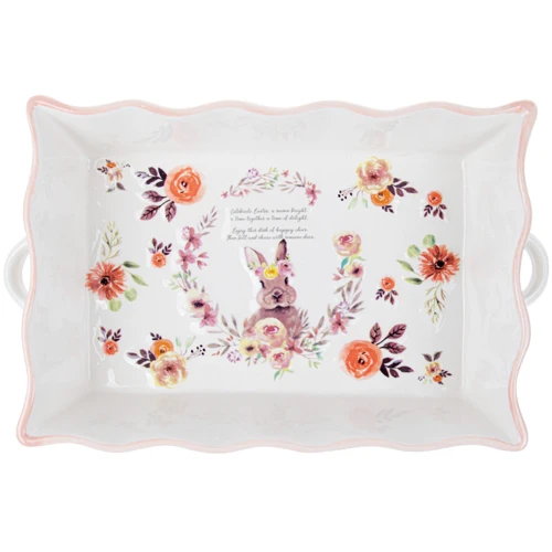 Блюдо для запекания Lefard Flower Bunny 30х18х6 cм (940-270)
