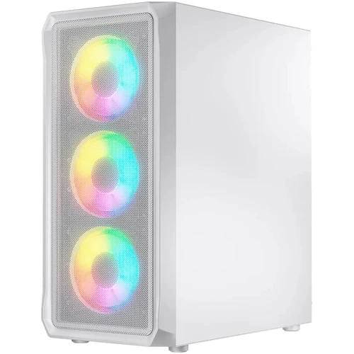 Корпус Logic concept PORTOS MESH+GLASS ARGB fans 3x120mm WHITE (AM-PORTOS-20-0000000-0002): Форм-фактор материнської плати Micro-ATX / Mini-ITX