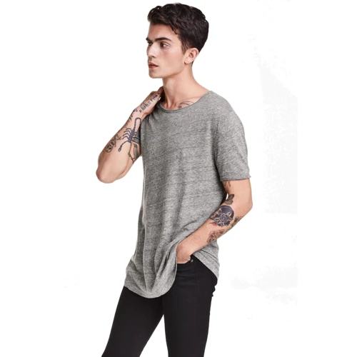 Футболка H & M 3515864 XL сіра