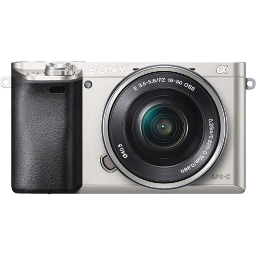 Sony Alpha A6000 kit (16-50mm) Silver: Размер матрицы 23.5x15.6 мм