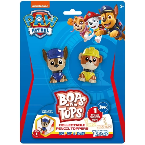 Набор коллекционных фигурок-топеров Sambro Bop n Tops – Щенячий патруль 3 фигурки (PWP20-3980-KV-FO)
