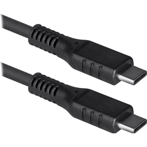 Кабель Defender USB-C to USB-C 1m Black (87854): Тип USB-C - USB-C