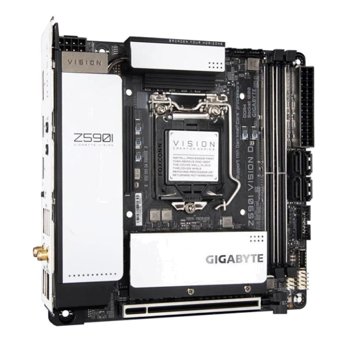 Gigabyte Z590I VISION D: Разъемы на задней панели USB 3.2 Gen 2, USB 3.2 Gen 1, Thunderbolt