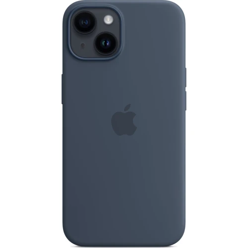 Чохол для iPhone Apple iPhone 14 Silicone Case with MagSafe - Storm Blue (MPRV3ZE/A) фото 5
