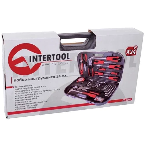 Набор инструмента слесарный Intertool ET-6001: Назначение набора слесарный