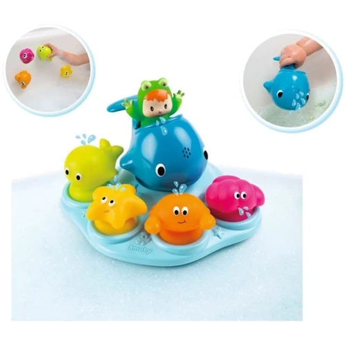 Набір для ванної Cotoons Веселі тварини на присосках, 12 міс.+ (110608)