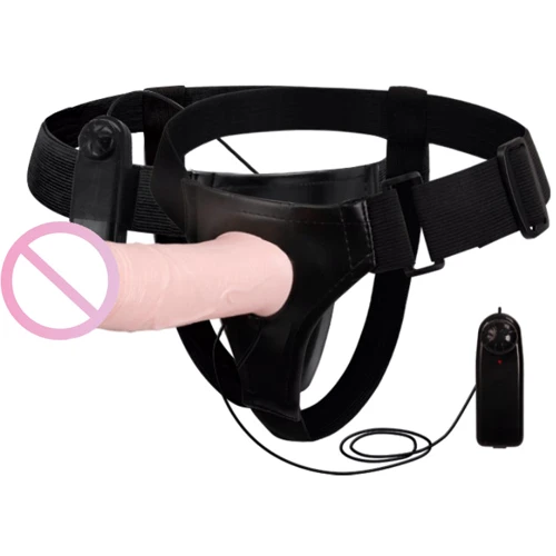 Страпон LYBAILE Men's Pants Replacement Vibrating Strap On Flesh, 16,5 см