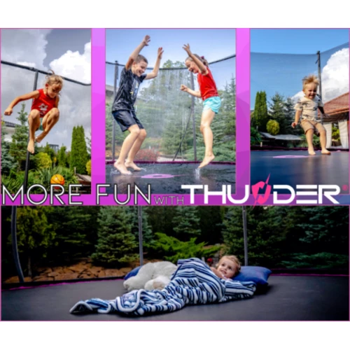Батут Thunder INSIDE ULTRA 8FT розовый (INSIDE-ULTRA-8FT-PINK) фото 2