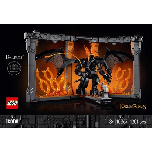 Конструктор LEGO Icons Володар кілець: Балрог. Книжковий куточок (10367): Серія Icons