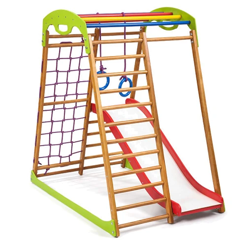 Детский спортивный комплекс для дома SportBaby BabyWood Plus 1 фото 4