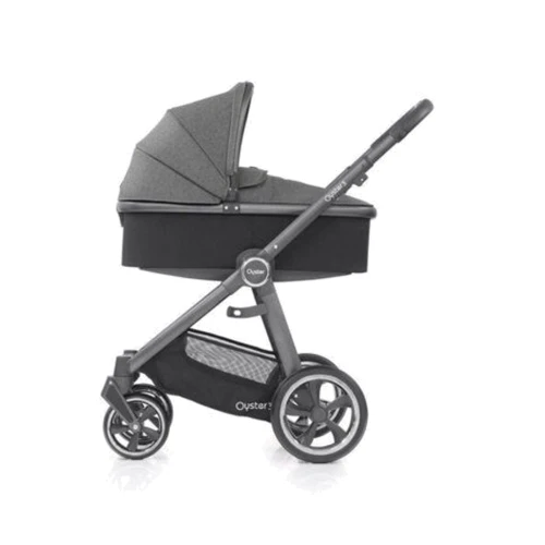 Универсальная коляска 2 в 1 BabyStyle Oyster 3 Mercury / City Grey: Ширина шасси 57 см