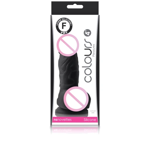 NS Novelties Colours Pleasures 4 фаллоимитатор, 9.7x3.5 см., черный