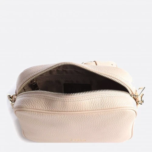 Женская сумка кросс боди Furla Real Mini Camera Case бежево-розовая (WB00243HSF000B4L00): Тип Сумки