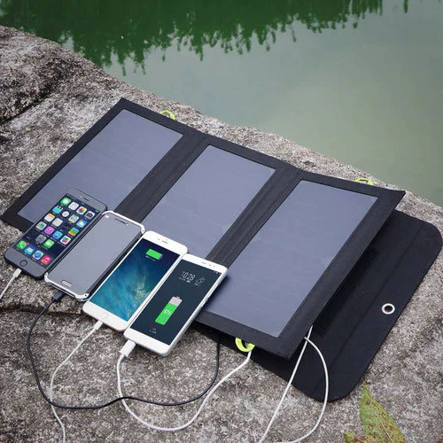 Внешний аккумулятор Солнечная панель Allpowers 21W with Power Bank 10000mAh (AP-SP-002-BLA-NEW) фото 8
