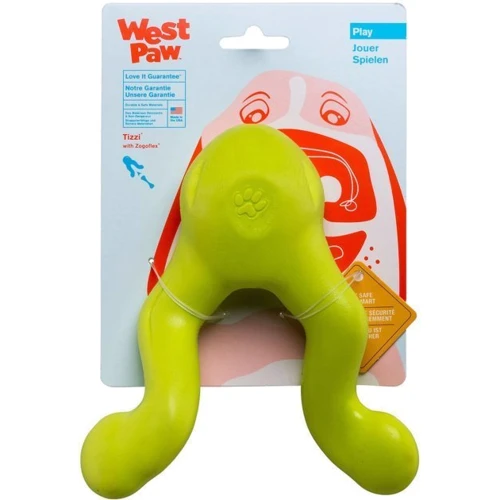 Игрушка для собак West Paw Tizzi Large Green под лакомства 18 см (ZG061GRN): Производитель West Paw