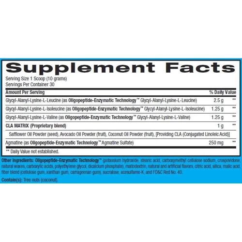 Амінокислота для спорту BPI Sports Best BCAA 300 g / 30 servings / Blue Raspberry: Смак Блакитна малина