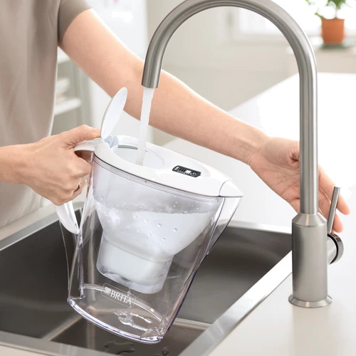 Фільтр-глечик BRITA Marella Memo MXPro 2.4 л (1.4 л очищеної води) з фільтр-картриджем 3 шт, білий (1052791) фото 4