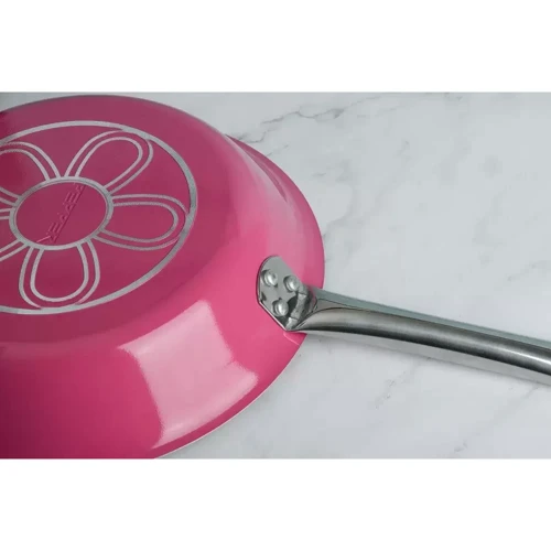 Сковорода Pepper Pink Flower 24 cм с подставкой (PR-2106-24): Материал корпуса Алюминий