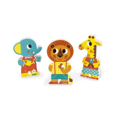 Игровые фигурки Janod магнитные животные в зоопарке (J08030)