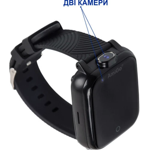 Смарт-годинник AmiGo GO006 GPS 4G WIFI VIDEOCALL Black: Ємність батареї, мАг 720