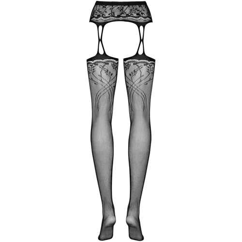 Эротические колготки Obsessive S206 black S/M/L
