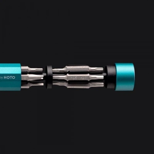 Викрутка з комплектом біт Xiaomi HOTO Precision Screwdriver QWLSD004 Blue (24 шт): Тип наконечника Плоский (SL), Трехлепестковый (Tri-Wing/TW), Треугольный, Шестигранный (HEX), Крестовой (Phillips/PH)