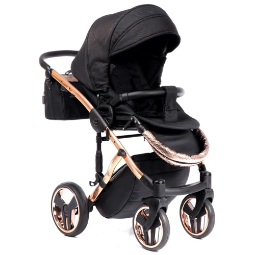 Универсальная коляска 2 в 1 Junama Diamond Onyx 02 (J-O-02): Материал колес полиуретан