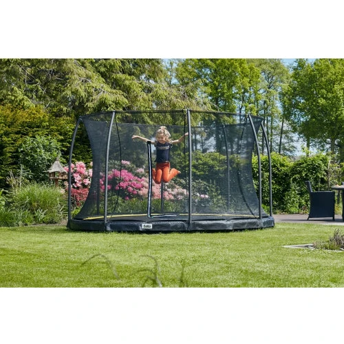 Батут Salta Comfort Edition Ground круглый 427 см Black (5398A) фото 7