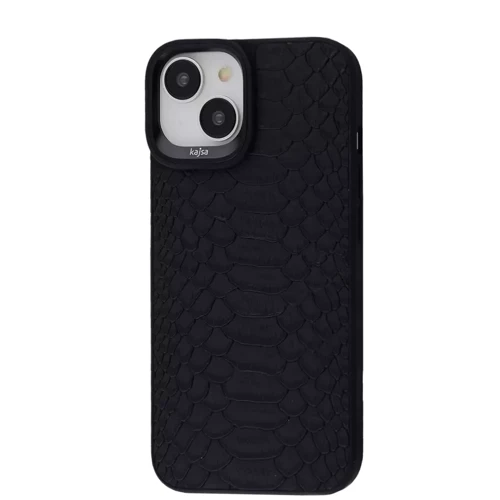 Чохол для iPhone Kajsa Snake Pattern Black для iPhone 14 / 13