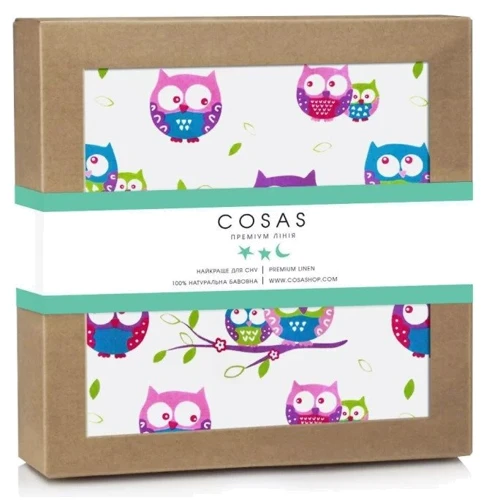 Пелюшка непромокальна Cosas Diaper Owl 70х120 см (4822052024331)