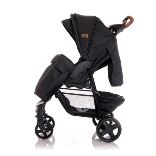 Универсальная коляска 2 в 1 Lorelli DAISY SET с автокреслом (black circles): Ширина шасси 49 см