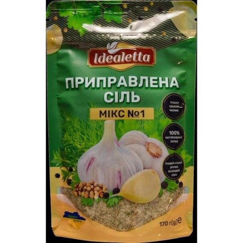 Набор приправленной соли Idealetta со специями Микс 1 170 г + Микс 2 170 г + Микс 3 170 г (4820217170992) фото 4