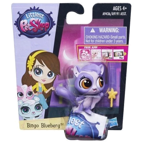 Игровая фигурка Hasbro, Littlest Pet Shop зверюшка Bingo Blueberg (A8229-9): Тип Персонаж мультфильма, фильма