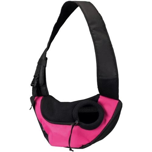 Сумка-переноска для собак Trixie Sling Front Bag 50x25x18 см текстиль черная (4011905289564)