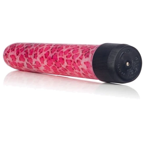 CalExotics Leopard Massager пластиковый вибратор, 17x3 см, розовый