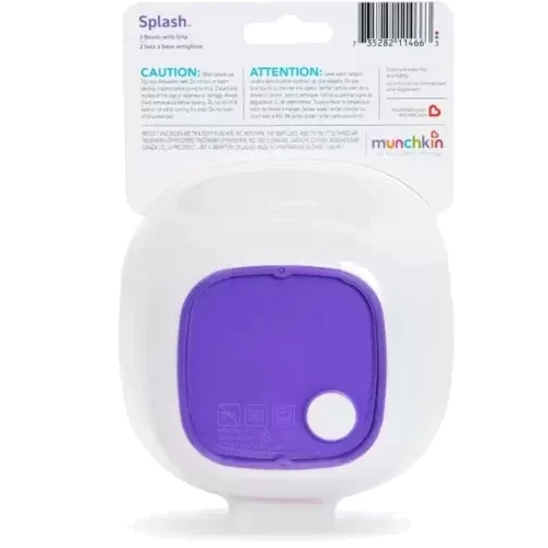 Набір тарілок Munchkin Splash Bowls, 2 шт, рожева та фіолетова (46725.02) фото 4