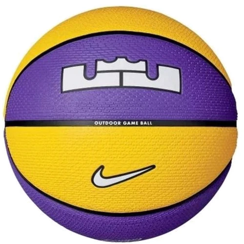 М'яч для гри Nike PLAYGROUND 2.0 8P L JAMES DEFLATED COURT PURPLE/AMARILLO/BLACK/WHITE баскетбольний size 7