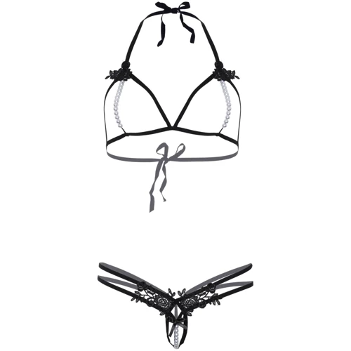 Сексуальный комплект Leg Avenue OS Black