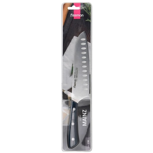 Нож сантоку Fissman Mainz 18 см (2738): Рукоятка Пластик Soft Touch