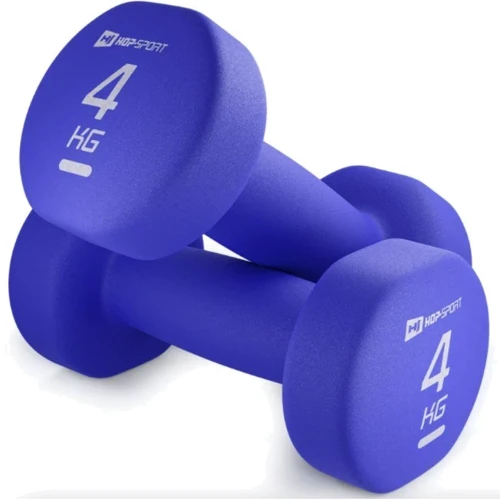Гантель Hop-Sport HS-V040DR 2x4 кг фіолетовий (5902308226487): Вага гантелі, кг 4