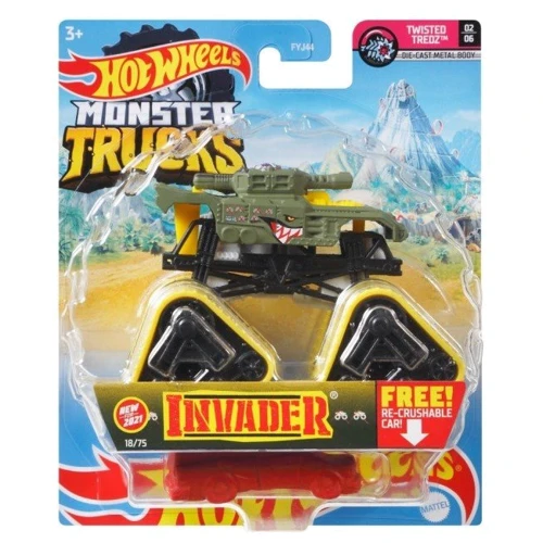 Базовая машинка-внедорожник 1:64 серии Monster Trucks Hot Wheels (в ассортименте) FYJ44